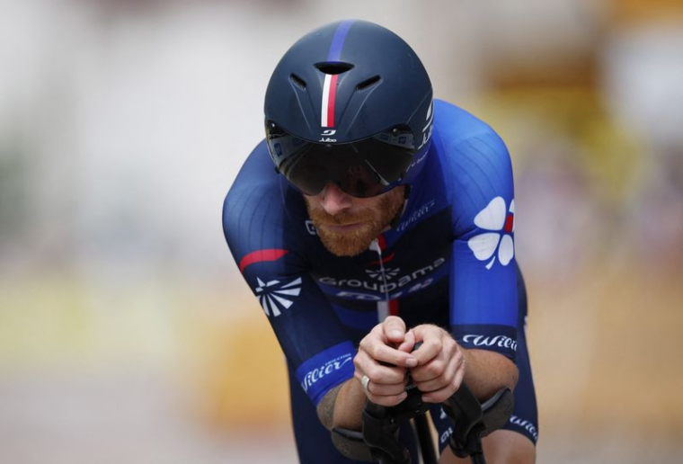 Quentin Pacher de l'équipe Groupama-FDJ