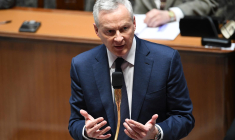 Bruno Le Maire, le 28 février 2023, à l'Assemblée nationale ( AFP / BERTRAND GUAY )