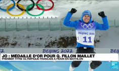 JO-2022 : première médaille d'or pour la France en biathlon
