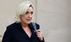 Newly-elected lawmakers make entry to the National Assembly in Paris