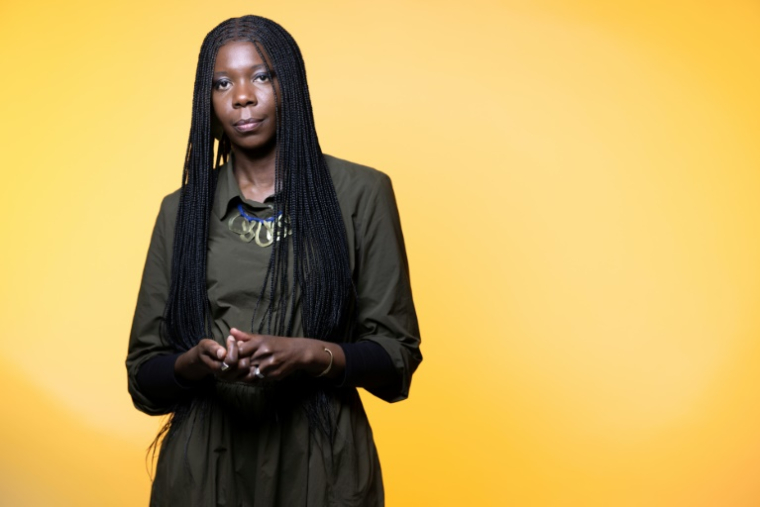 La directrice générale de la Maison des mondes africains MansA, Elisabeth Gomis, le 11 mars 2025, à Paris ( AFP / JOEL SAGET )