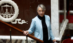 La première ministre française Elisabeth Borne à l'Assemblée nationale à Paris
