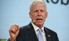 Chris Wright à Houston, aux États-Unis, le 23 mars 2026. ( AFP / RONALDO SCHEMIDT )