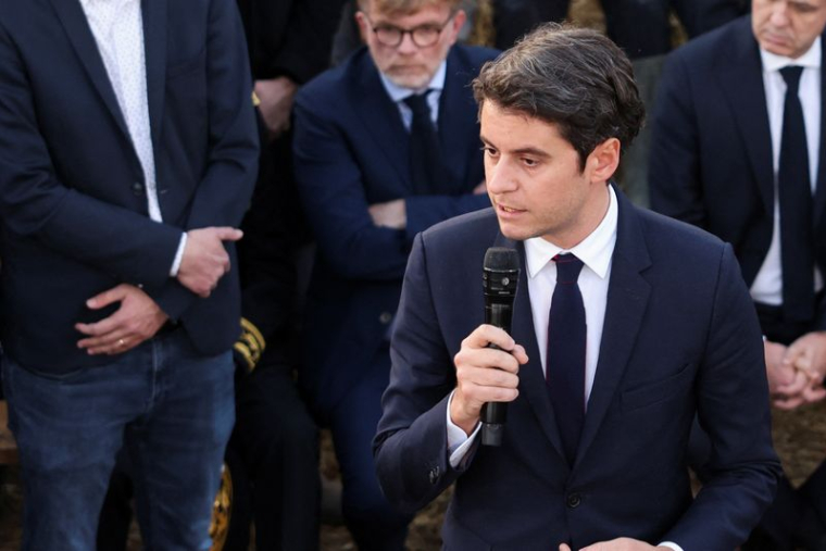 Photo du Premier ministre, Gabriel Attal