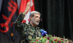 Amir Hatami à Téhéran, en Iran, le 7 janvier 2026. ( Iranian Army Media Office / HANDOUT )