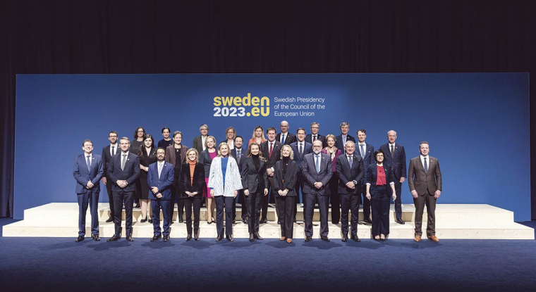 La réunion des ministres de l'Énergie des pays de l'UE à Stockholm, a été consacrée à la prochaine réforme du marché européen de l'électricité, la sécurité énergétique et la compétitivité industrielle de l'UE. (© J. Frandsen/ Government Offices of Sweden)