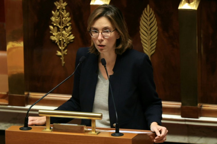 La ministre des Comptes publics Amélie de Montchalin le 22 novembre 2025 à l'Assemblée nationale à Paris ( AFP / Alain JOCARD )