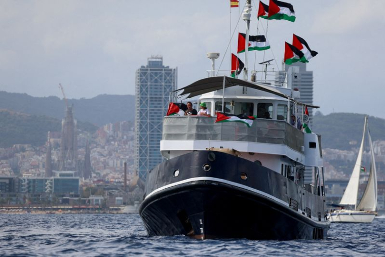 La flottille humanitaire, dont fait partie Greta Thunberg, part d'Espagne pour Gaza