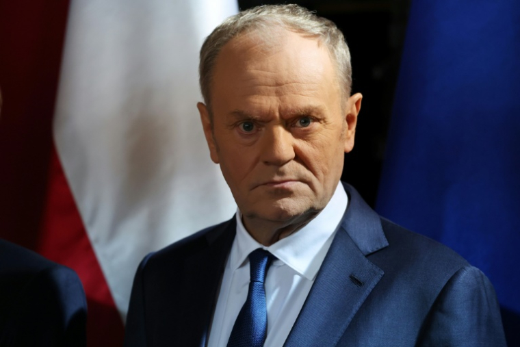 Le Premier ministre polonais Donald Tusk, le 20 avril 2026 à Gdansk  ( AFP / Ludovic MARIN )