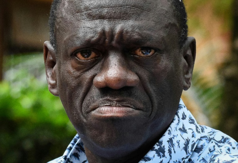 L'opposant ougandais Kizza Besigye à Kampala, le 22 septembre 2017 ( AFP / Isaac Kasamani )