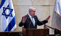 Le Premier ministre israélien Benjamin Netanyahu s'exprime lors d'une session plénière de la Knesset, à Jerusalem