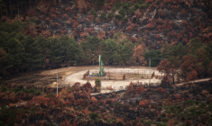 Un puits de pétrole, près de la Teste-de-Buch (illustration) ( AFP / THIBAUD MORITZ )