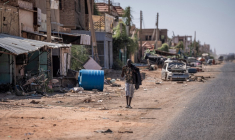 Un soldat soudanais à Khartoum, au Soudan, le 3 novembre 2024. ( AFP / AMAURY FALT-BROWN )