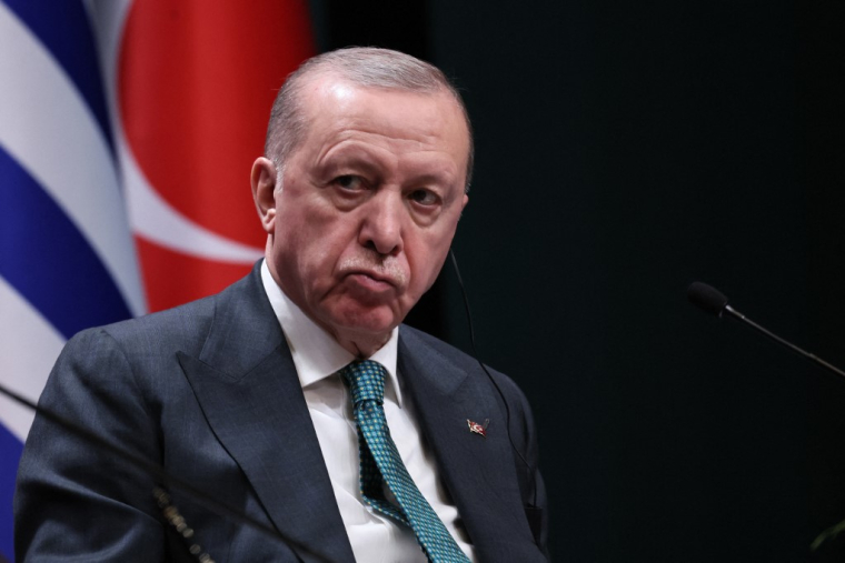 Recep Tayyip Erdogan à Ankara, en Turquie, le 11 février 2026. ( AFP / ADEM ALTAN )