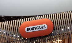 Le logo de Bouygues au salon VivaTech