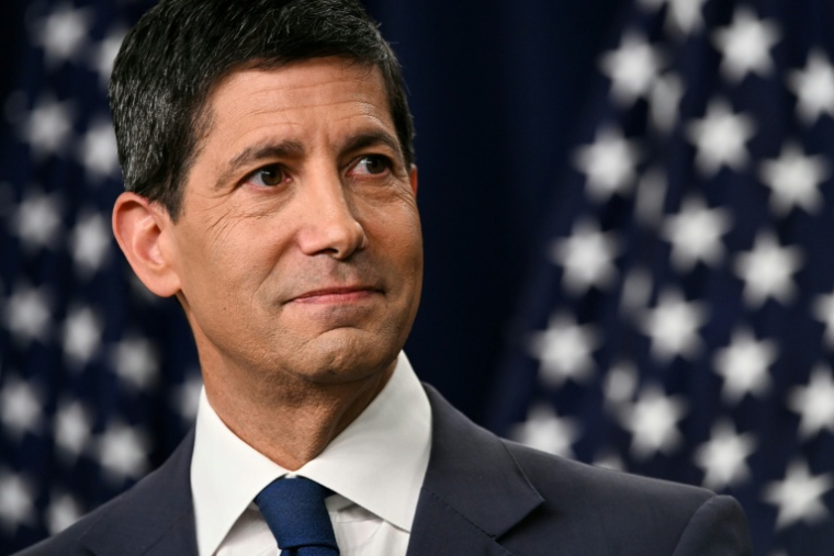 Le président de la Réserve fédérale, Kevin Warsh, lors d’une conférence de presse au bâtiment du Conseil de la Réserve fédérale William McChesney Martin Jr., à Washington, DC, le 29 juillet 2026 ( AFP / Brendan SMIALOWSKI )