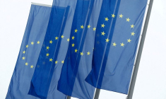 Des drapeaux de l'Union européenne