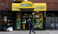 Un restaurant Subway à Manhattan
