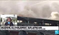 Afrique du Sud : reprise de l'incendie dans le Parlement après une accalmie