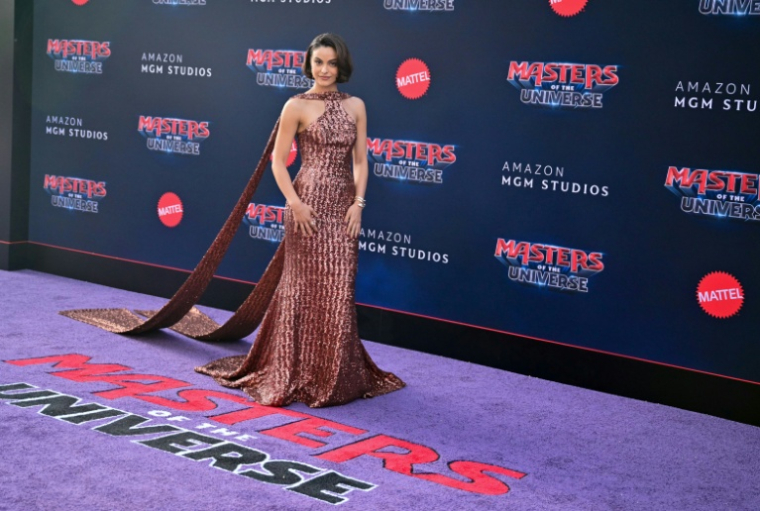 Camila Mendes lors de l'avant-première du film "Les Maîtres de l'univers" à Los Angeles, le 18 mai 2026 ( AFP / Frederic J. Brown )