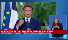 REPLAY - Allocution d'Emmanuel Macron après le résultat des législatives 2022