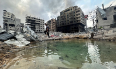 Aftermath of Israeli strikes