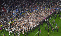Un ancien cycliste sur la pelouse de Munich