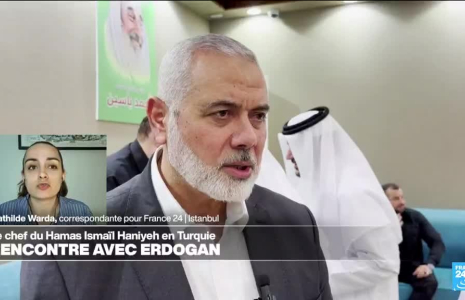 Le chef du Hamas, Ismaïl Haniyeh, rencontre le président turc Recep Tayyip Erdogan