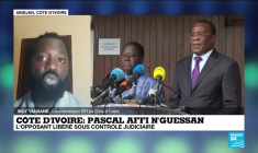 Côte d'Ivoire: l’opposant Pascal Affi Nguessan libéré sous contrôle judiciaire