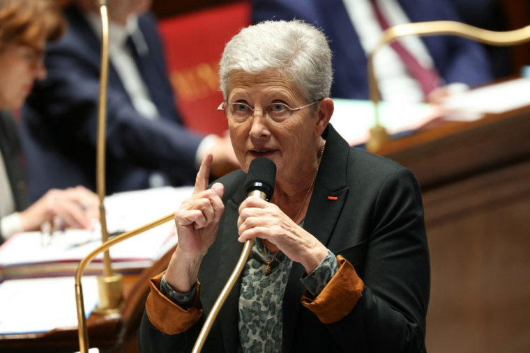 Geneviève Darrieussecq à Paris, le 19 novembre 2024. ( AFP / ALAIN JOCARD )
