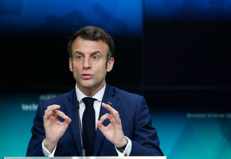 UKRAINE: MACRON CONDAMNE LA DÉCISION DE POUTINE, DIT L'ÉLYSÉE