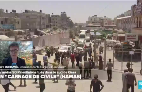 Gaza : les frappes à Al-Mawasi ont fait 90 morts civils, les négociations de cessez-le-feu fragilisées
