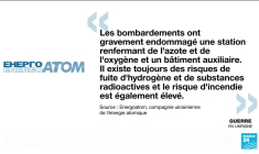 Guerre en Ukraine : Kiev et Moscou s'accusent de tirs sur le site de la centrale de Zaporijjia