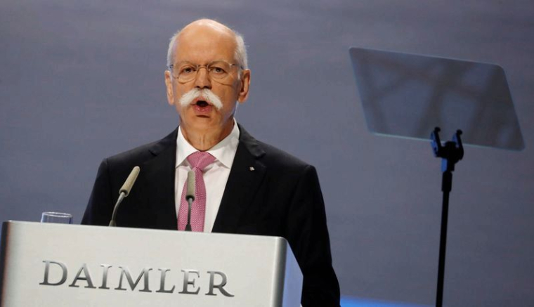 DAIMLER: ZETSCHE RENONCE À LA PRÉSIDENCE DU CONSEIL DE SURVEILLANCE