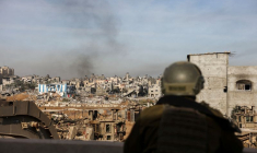 Un soldat israélien à Gaza