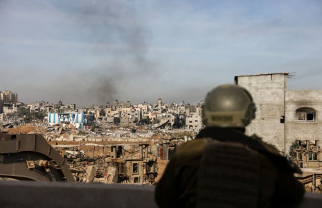 Un soldat israélien à Gaza