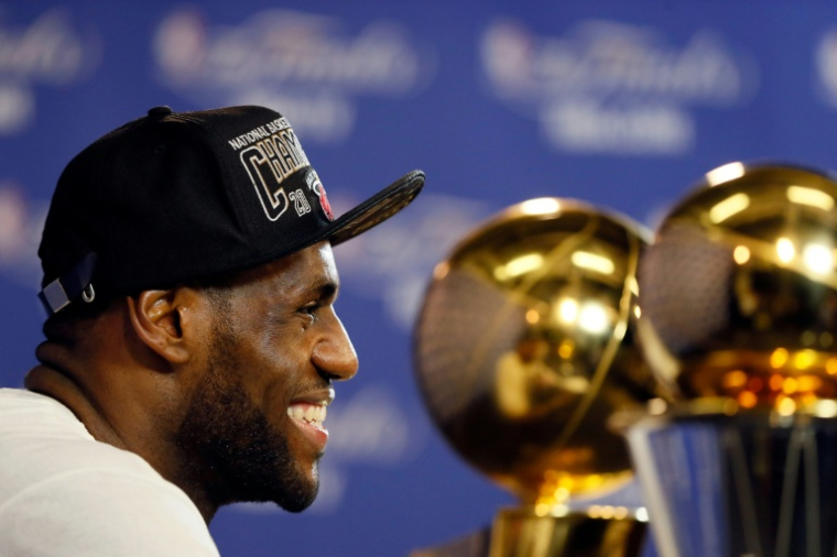 LeBron James avec Miami Heat à Miami le 20 juin 2013 ( Getty Images Sport Classic / Kevin C. Cox )