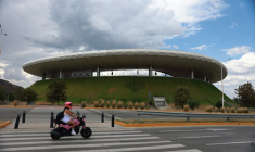 Vue générale du stade de Guadalajara au Mexique