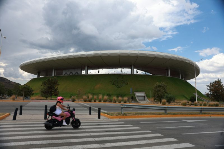Vue générale du stade de Guadalajara au Mexique