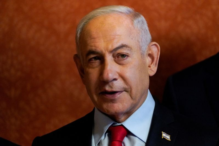 Le Premier ministre israélien Benjamin Netanyahu rencontre des membres du Congrès américain au Capitole, à Washington