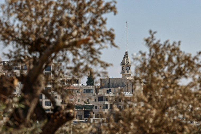 Le village chrétien de Taybeh, en Cisjordanie occupée, le 22 juin 2026 ( AFP / Zain JAAFAR )