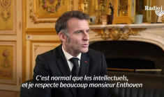 Macron classe LFI à l'extrême gauche et y dénonce des "expressions antisémites"