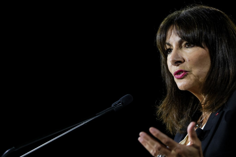 Anne Hidalgo, le 21 novembre 2023, à Paris ( AFP / ALAIN JOCARD )