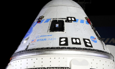 La capsule CST-100 Starliner de Boeing, en 2021 (illustration) ( AFP / GREGG NEWTON )