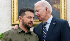 Volodimir Zelensky et Joe Biden à la Maison Blanche