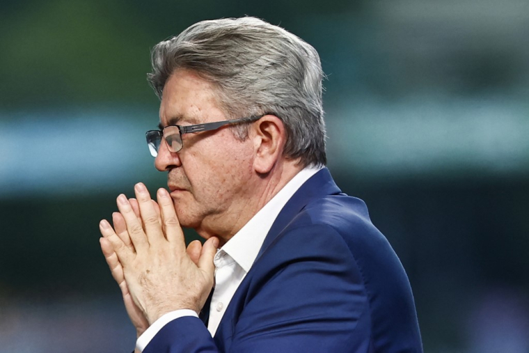 Jean-Luc Mélenchon, le 7 juillet 2024, à Paris ( AFP / SAMEER AL-DOUMY )