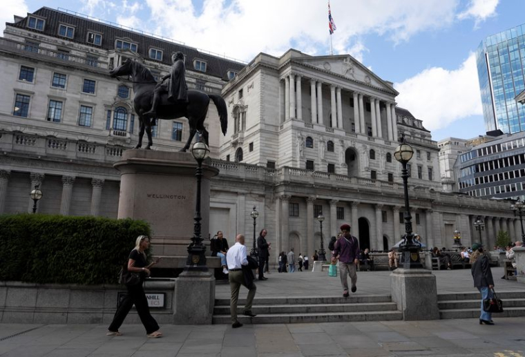 Le bâtiment de la Banque d'Angleterre à Londres