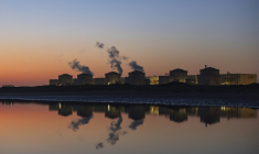 La centrale nucléaire de Gravelines (Nord), le 11 avril 2025 ( AFP / Sameer Al-DOUMY )