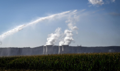 La centrale nucléaire du Bugey à Saint-Vulbas, le 20 juillet 2023. ( AFP / OLIVIER CHASSIGNOLE )