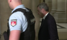 Arrivées à la cour d'appel pour la suite de l'interrogatoire de Nicolas Sarkozy